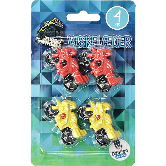 Danpen Junior Viskelæder 4-pak