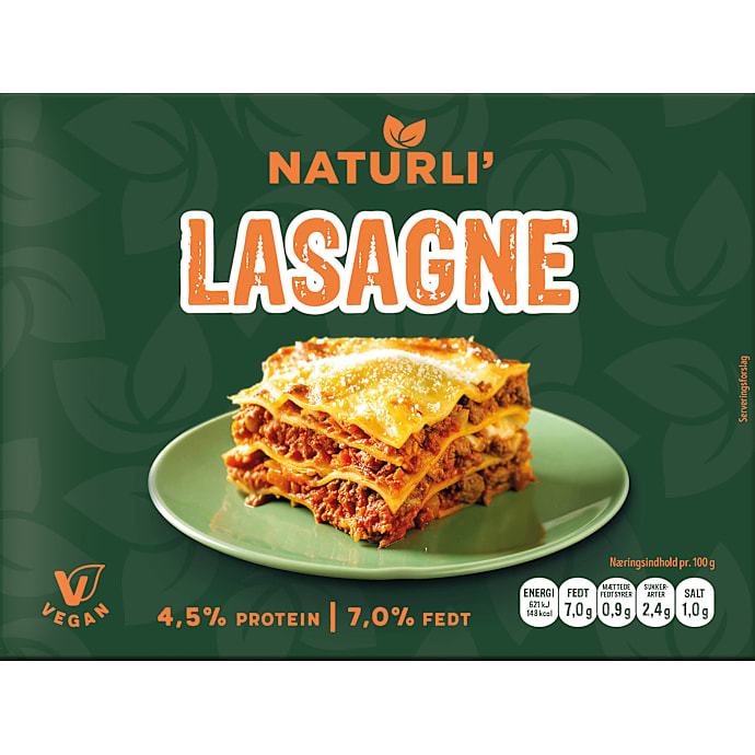 Plantebaseret lasagne