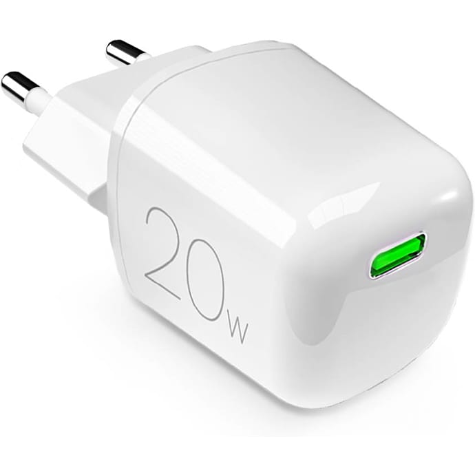 PURO Oplader 20W Hvid