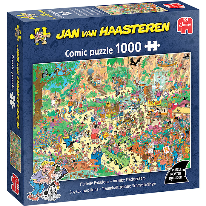 Flutterly Fabulous puslespil - 1000 brikker – produktbillede