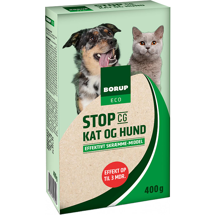 Borup ECO  Kat, hund og mulvarp Stop CG 400g