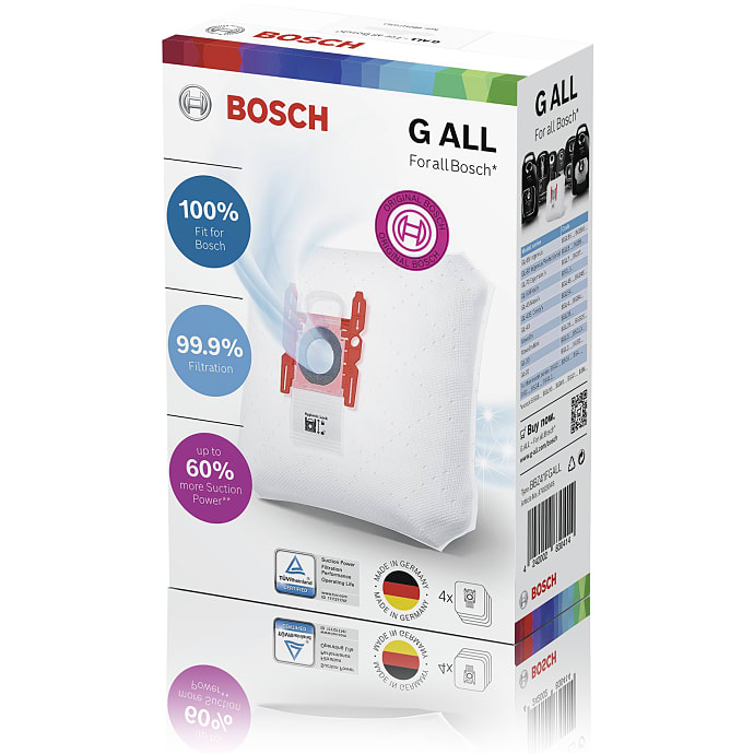 Bosch G All BBZ41FGALL støvsugerposer 4-pak