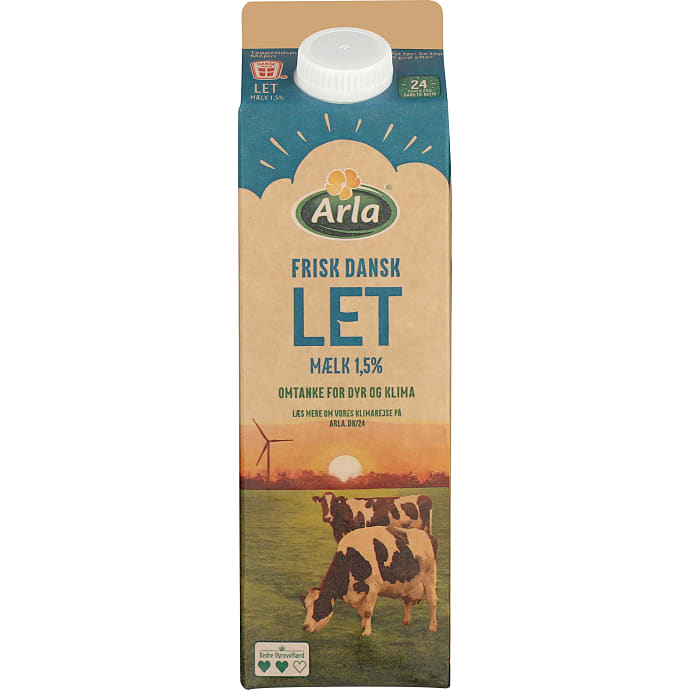 Letmælk 1,5% fedt