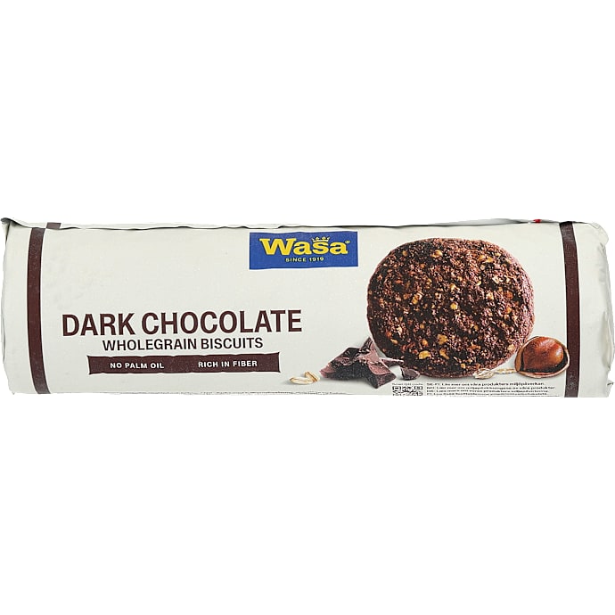 Kiks m. mørk chokolade fuldkorn