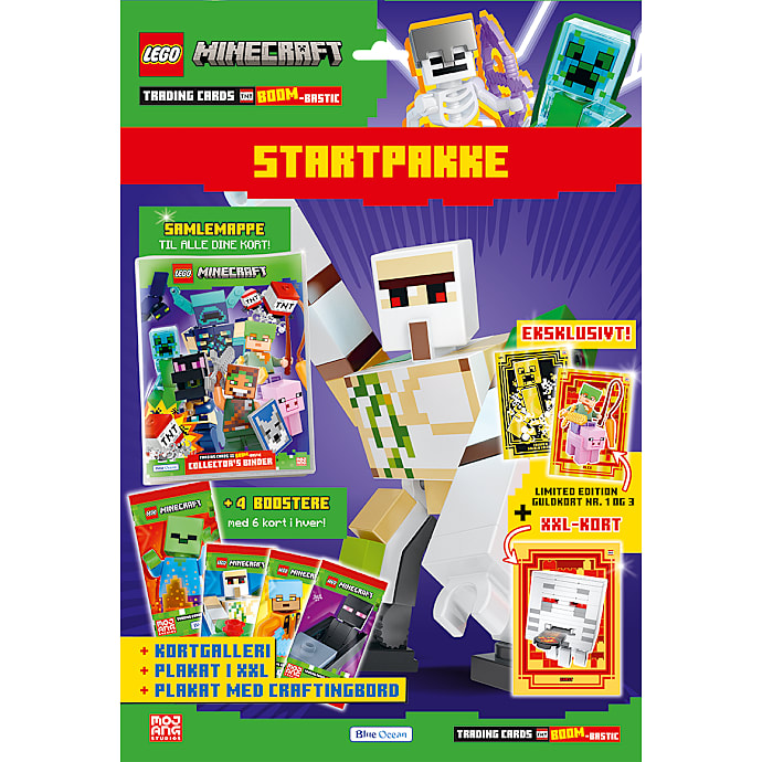 Lego Minecraft Samlekort Startepakke