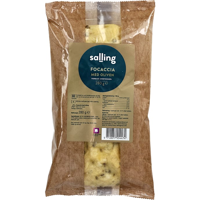 Salling Focaccia med Oliven