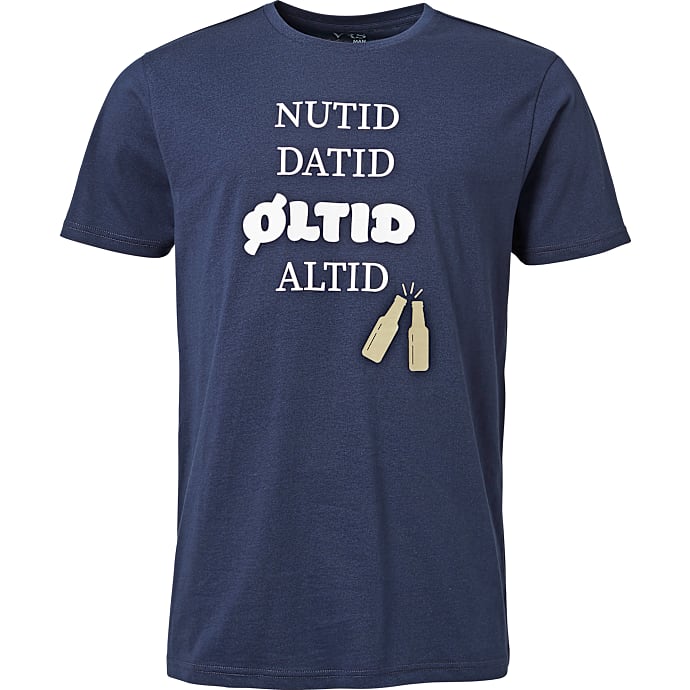 VRS herre t-shirt str. XL - mørkeblå