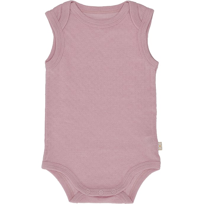 808 uld body uden ærmer str. 92 - rosa