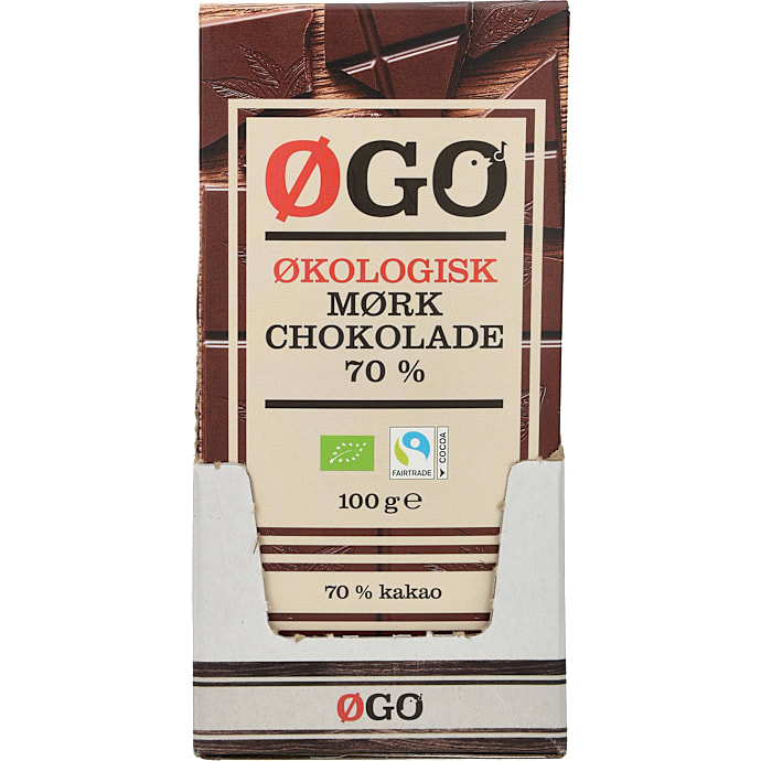 Øgo Mørk Chokolade 70% 100 g