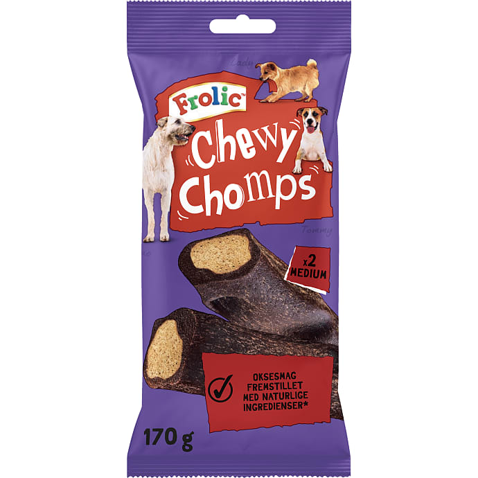 Frolic, Tyggestænger m. okse