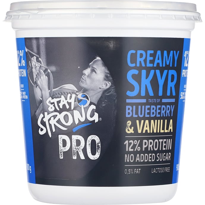 Skyr m. blåbær og vanilje 0,5% fedt