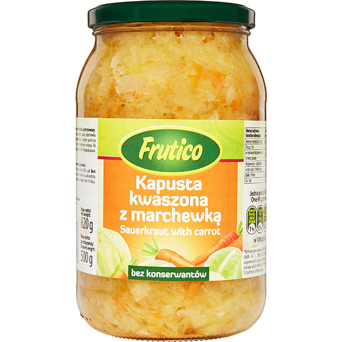 Frutico Surkål med Gulerod