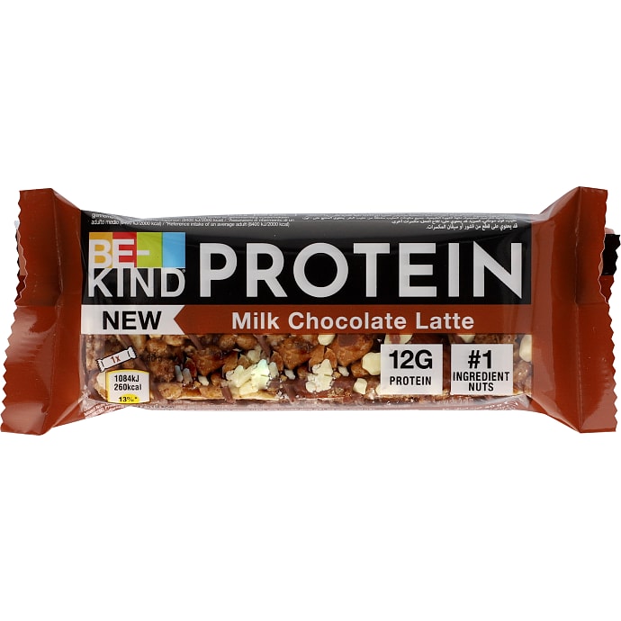 Proteinmüslibar m. chokolade og lattesmag