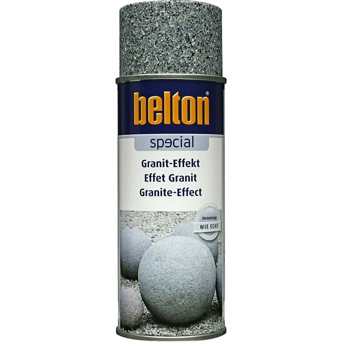 Belton spraymaling graniteffekt 0,4 liter - grå