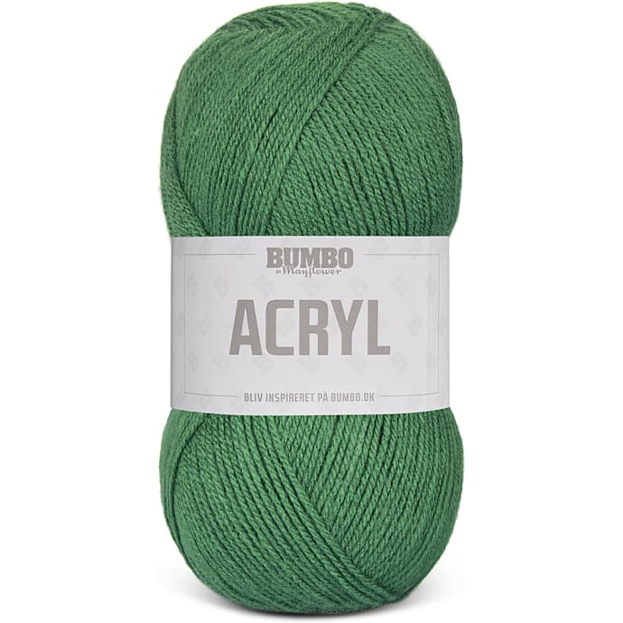 BUMBO Akrylgarn - Mørkegrøn 096