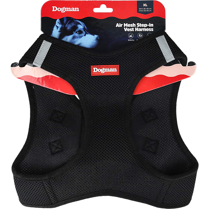 Dogman air mesh hundevest - str. XL