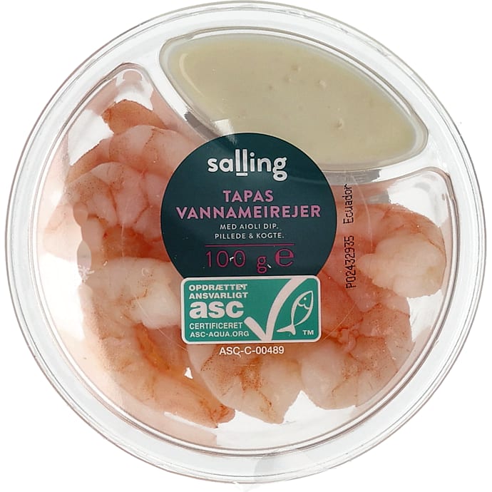Salling Vannamei rejer m. aioli dip