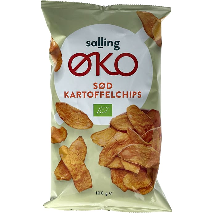 Sød kartoffel chips øko