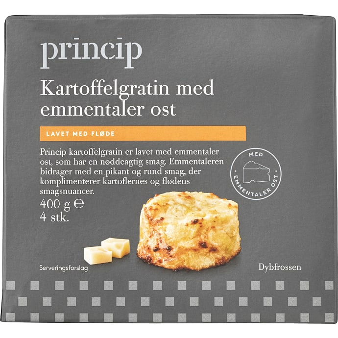Kartoffelgratin m. emmentaler