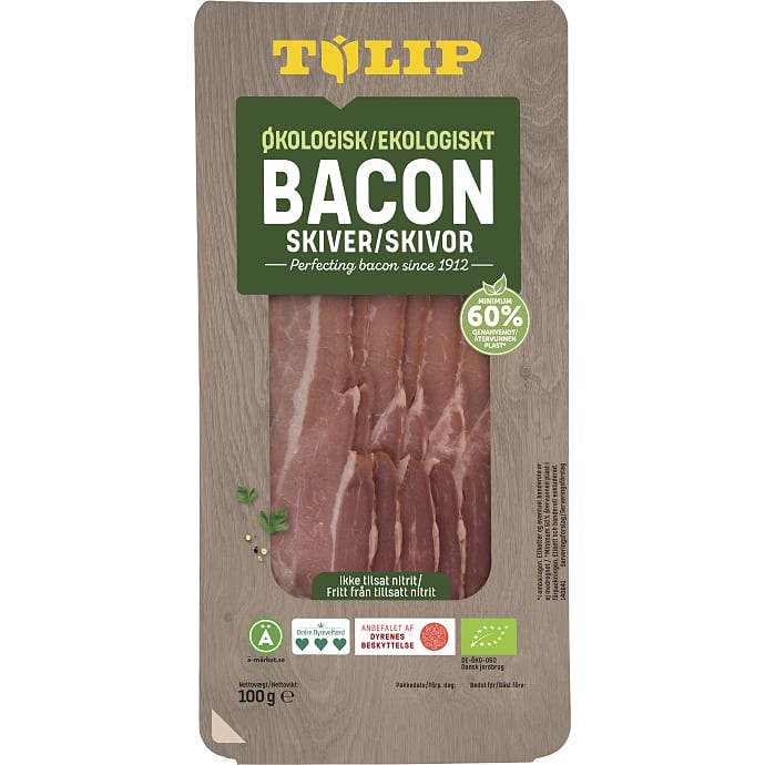 Tulip Bacon i skiver økologisk 100 g