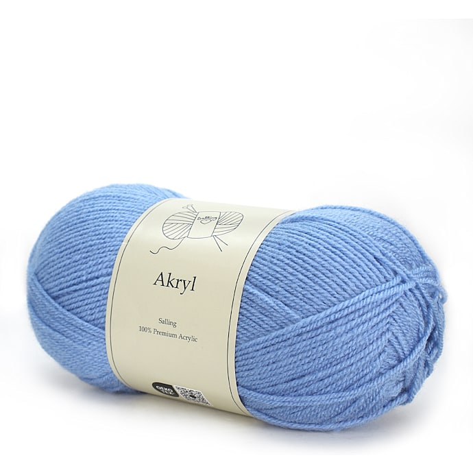 Salling akrylgarn - lyseblå 6836