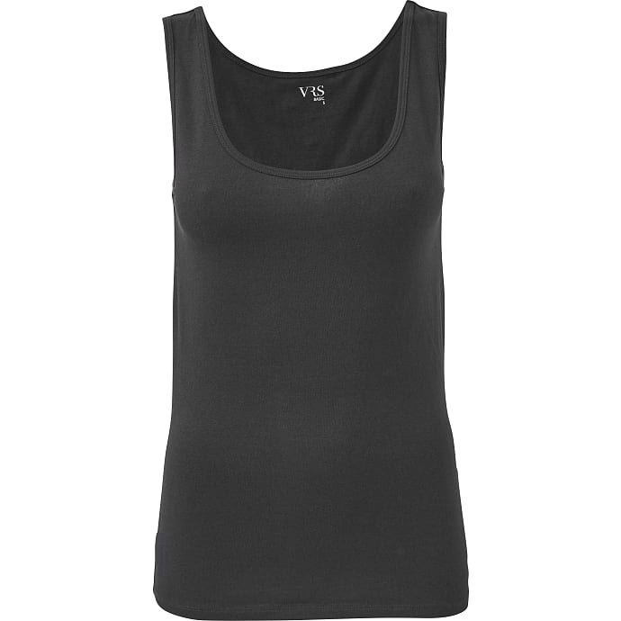 VRS dame basis tanktop str. S - sort