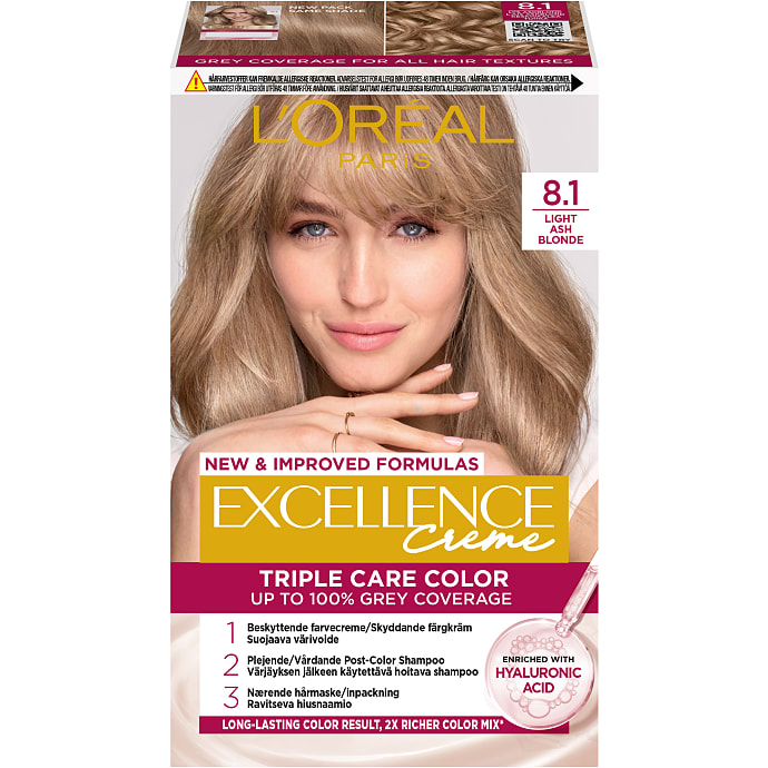 L'Oréal Paris Excellence 8.1 Lys Blond 1 stk