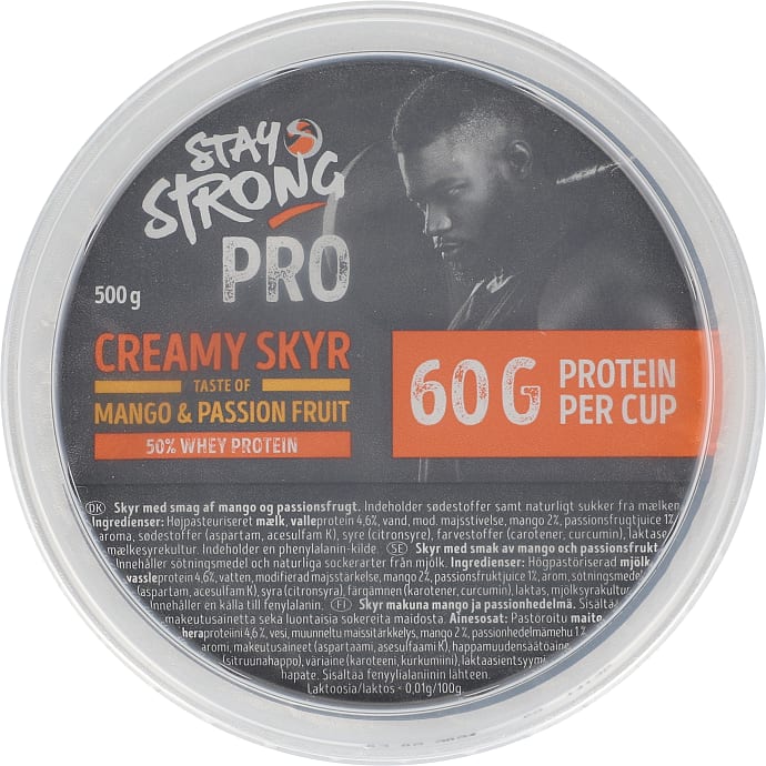 Skyr m. mango og passionsfrugt 0,2% fedt