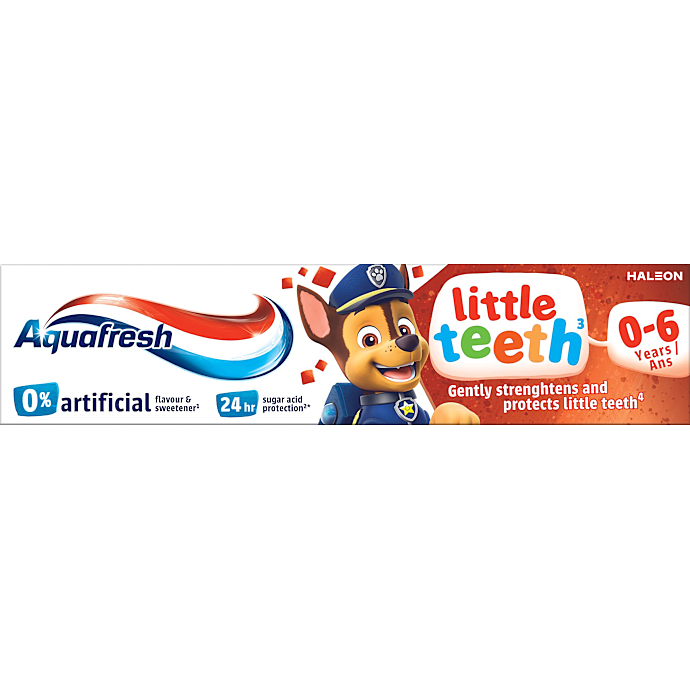 Aquafresh Little Teeth børnetandpasta 0-6 år