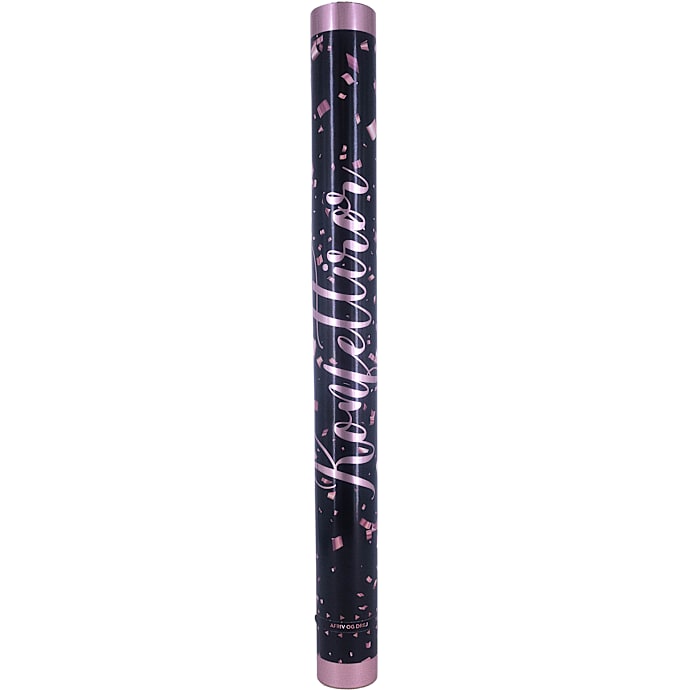 Salling konfettirør L: 50 cm - sort/rosegold