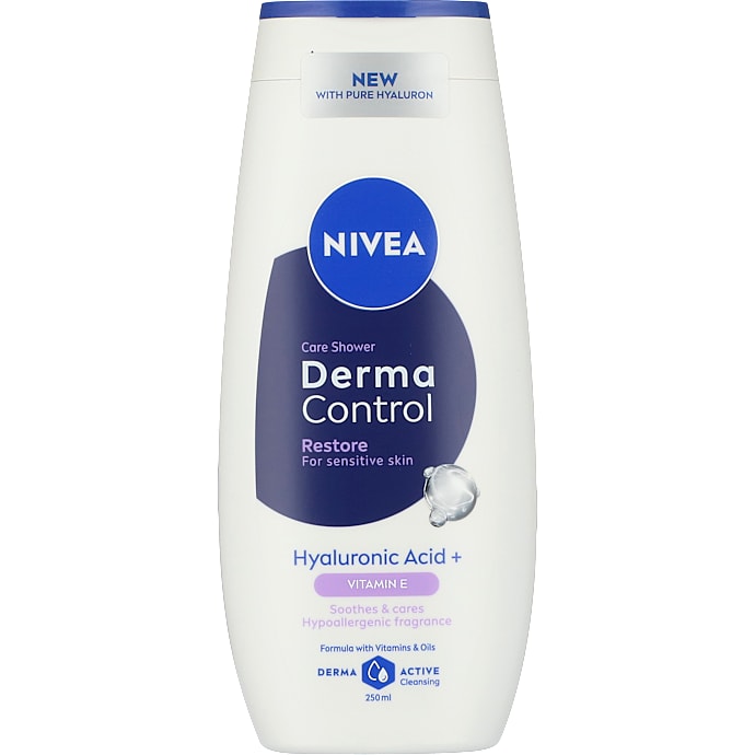 Derma Control Restore shower gel m. hyaluronsyre