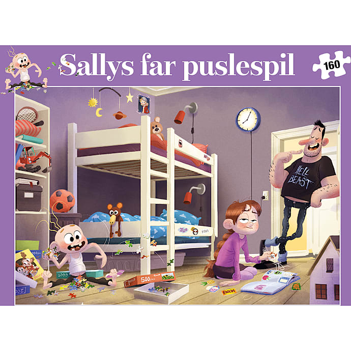 Sallys far Puslespil 160 brikker