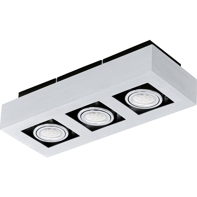 Eglo Loke LED loftslampe børstet stål