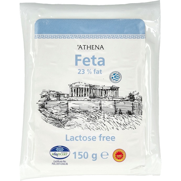 Athena Feta i Blok 23+ Laktosefri 150 g