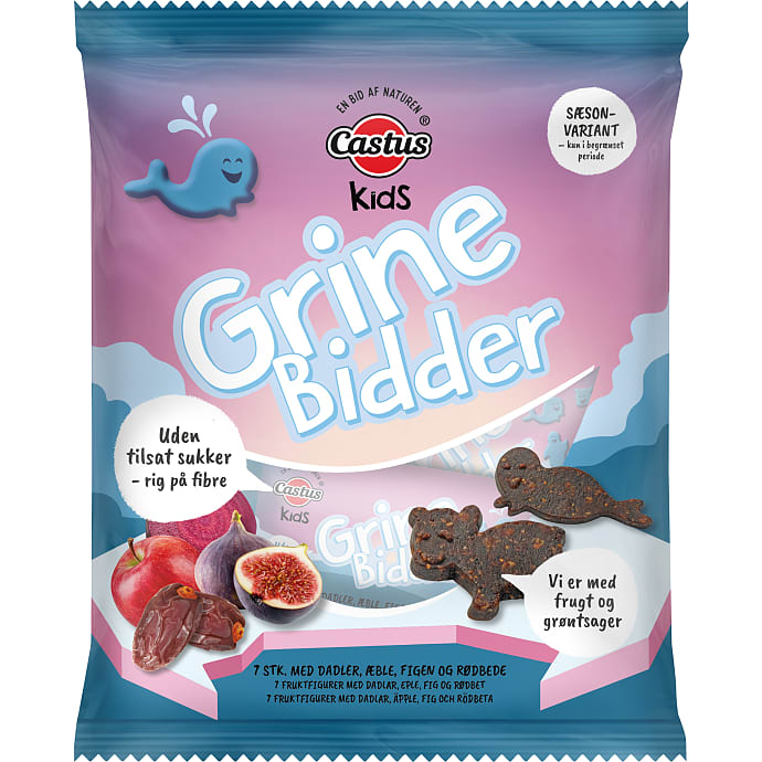 Frugtsnack m. æble, figen og rødbede