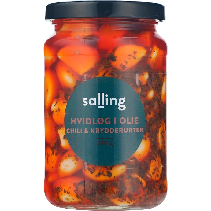 Salling Hvidløg i olie m. chili