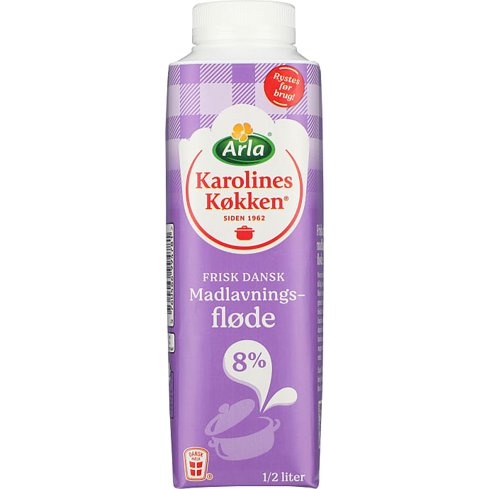 Madlavningsfløde 8% fedt