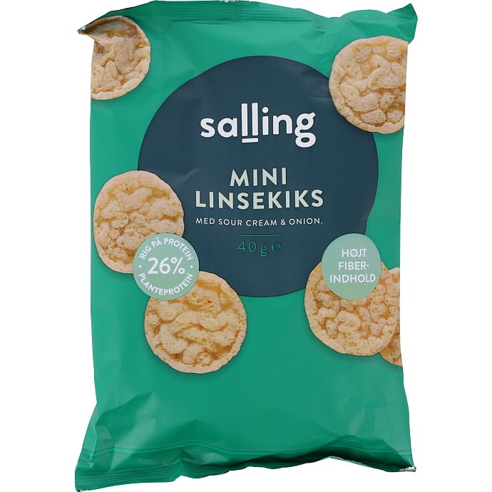 Salling Mini Linsekiks Sourcream & Onion