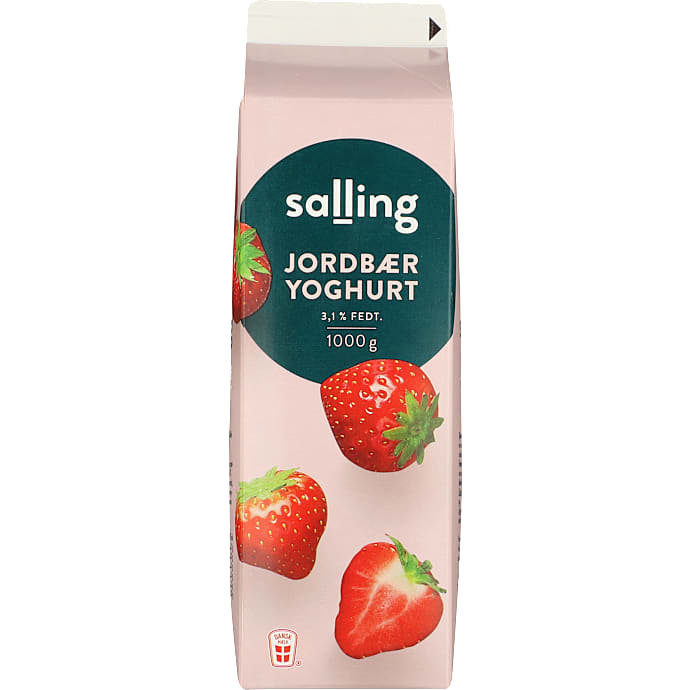 Salling Yoghurt m. jordbær 3,1%