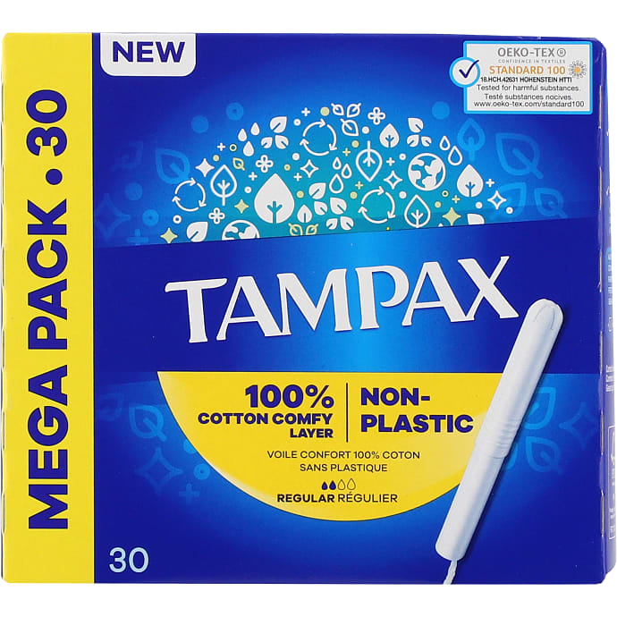 Tampax Regular Tamponer 30 stk
