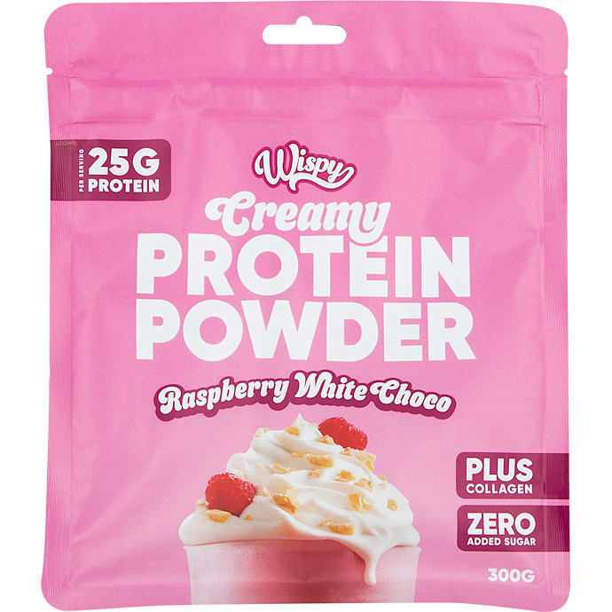 Creamy proteinpulver m. hindbærsmag og kollagen