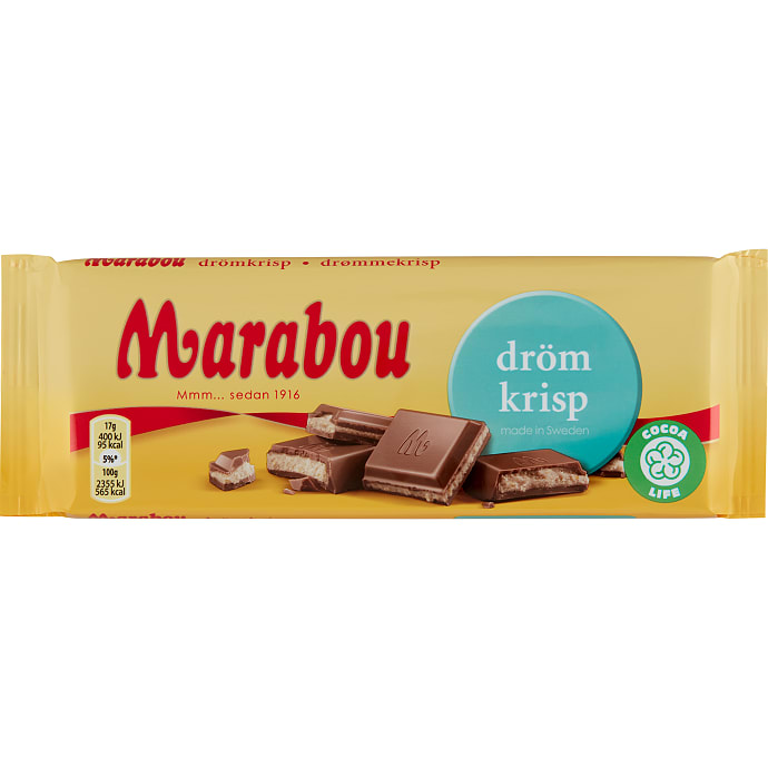Vaffel m. nougat og mælkechokoladeovertræk