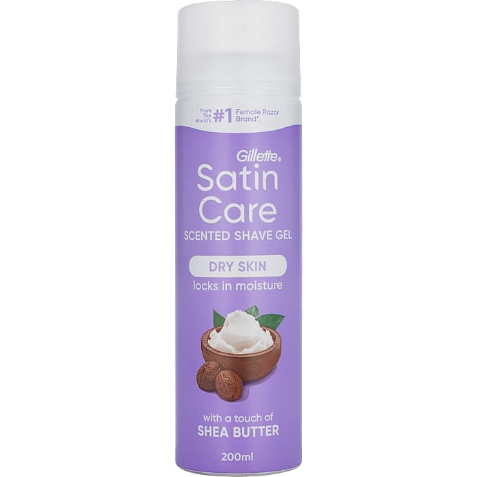 Satin Care Barbergel Sheasmør Tør Hud