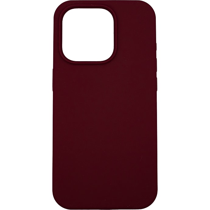 Leki iPhone Cover 15 Pro Silicone Burgundy