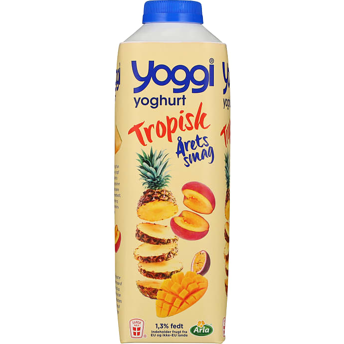 Yoggi Yoghurt 1,3% Tropisk 1 kg