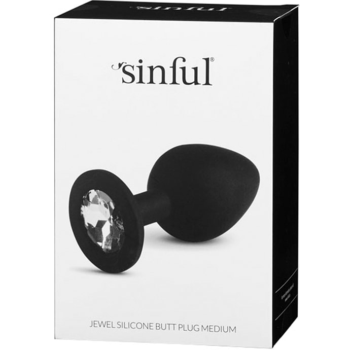 Sinful Jewel silikone butt plug medium