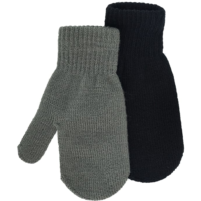 VRS børne 2-pak trylleluffer str. Onesize - navy/grå