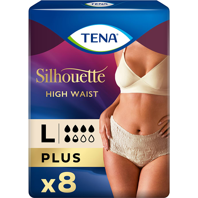 Cremefarvede engangstrusser large super sugeevne