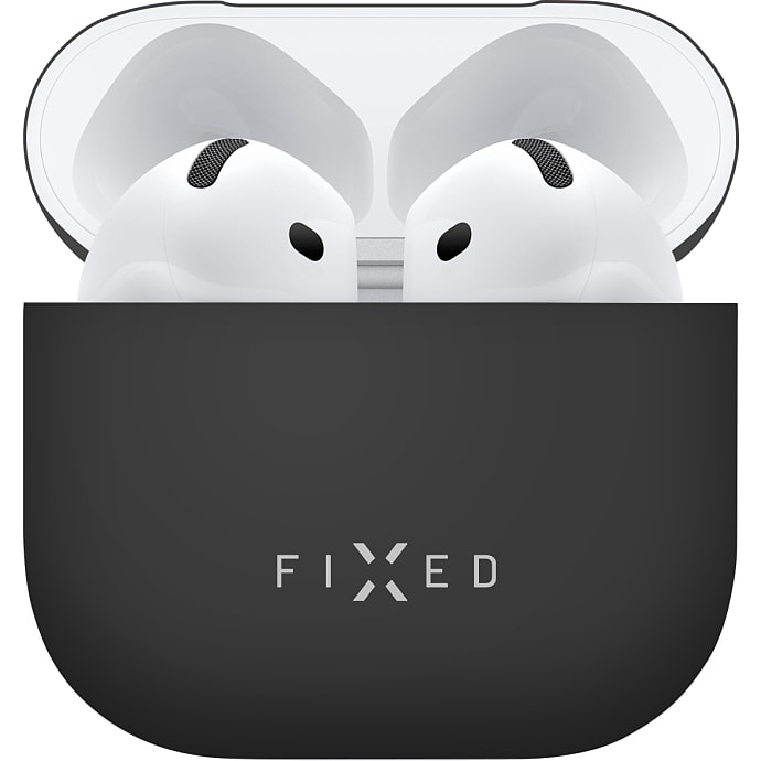 Fixed Apple Airpods 4 silikoneetui sort