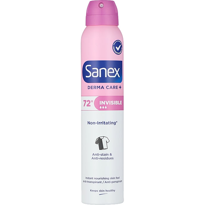 Invisible antiperspirant deospray